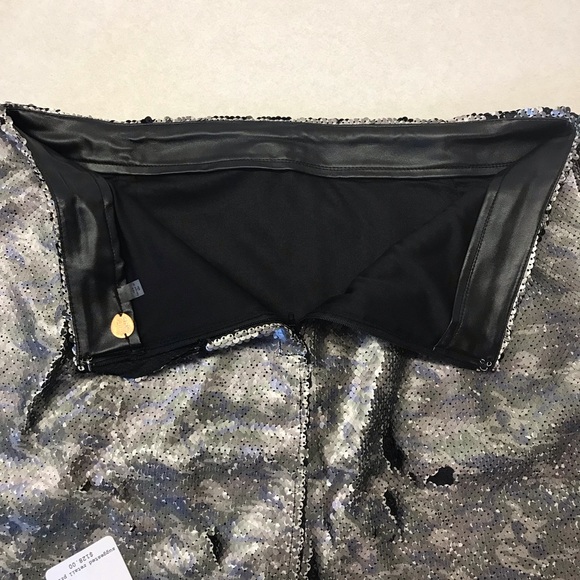 Free People Camo Skinny Sequin Mini Skirt - Picture 8 of 15